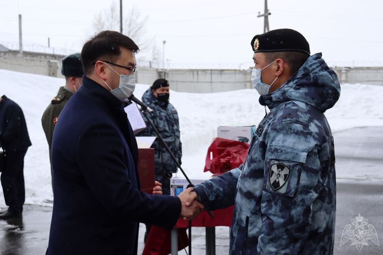 В Горно-Алтайске прошло торжественное мероприятие, посвящённое  210-й годовщине со дня образования войск правопорядка и 5-летней годовщине со дня образования Росгвардии