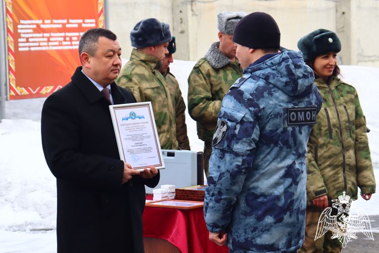 В Республике Алтай отметили День войск национальной гвардии Российской Федерации 