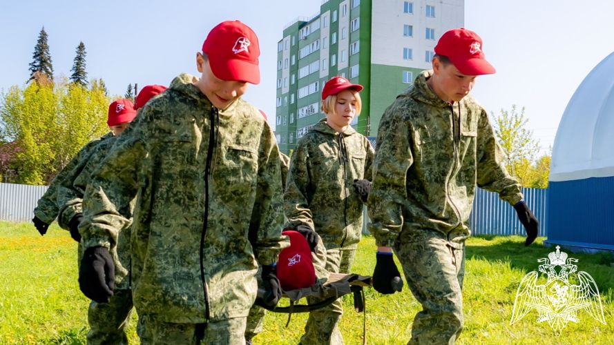 При участии Росгвардии в Республике Алтай прошла военно-спортивная игра «Зарница»