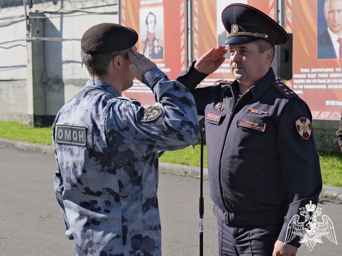 В Республике Алтай отметили годовщину со дня образования ОМОН 