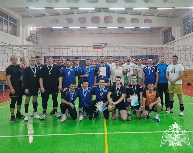 Росгвардейцы вошли в тройку лучших на региональных соревнованиях по волейболу  