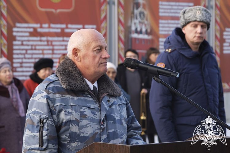 В Республике Алтай открылся мемориал погибшим сотрудникам спецподразделений Росгвардии