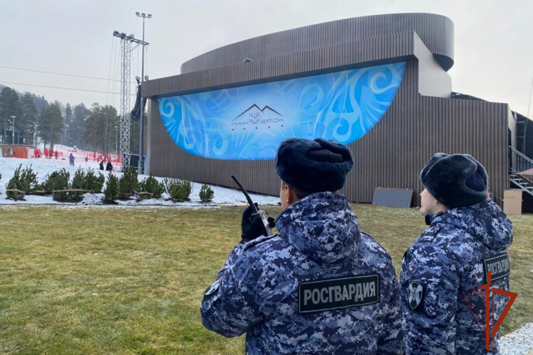 Росгвардия приняла участие в обеспечении порядка на официальном открытии курорта «Манжерок»