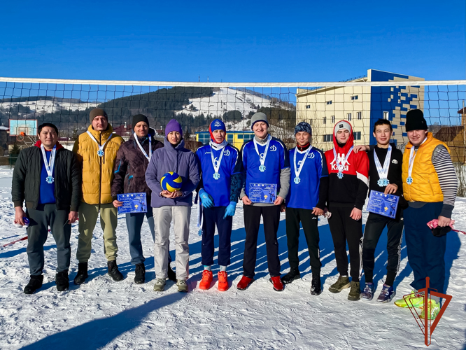 Росгвардейцы успешно выступили на  чемпионате Республики Алтай по волейболу на снегу