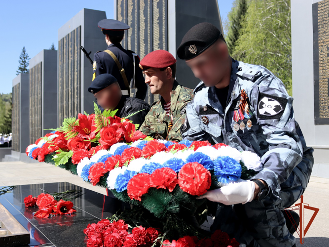 Росгвардейцы отметили День Победы в Республике Алтай