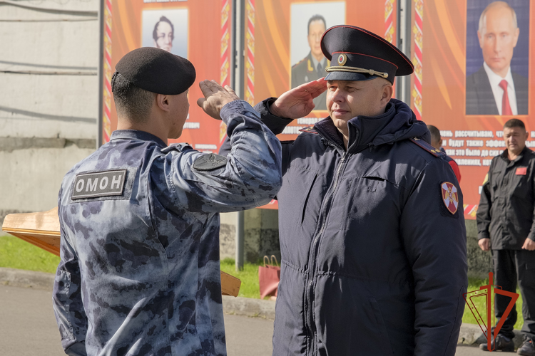 В Управлении Росгвардии по Республике Алтай отметили День образования ОМОН