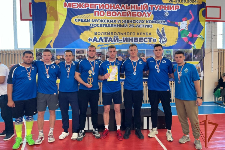 Росгвардейцы стали призерами на межрегиональном турнире по волейболу