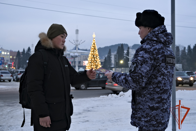 В период новогодних каникул Росгвардия проводит профилактическую акцию «Безопасный Новый год»