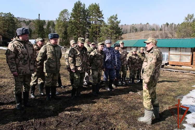 В Республике Алтай состоялось показное занятие по боевой готовности