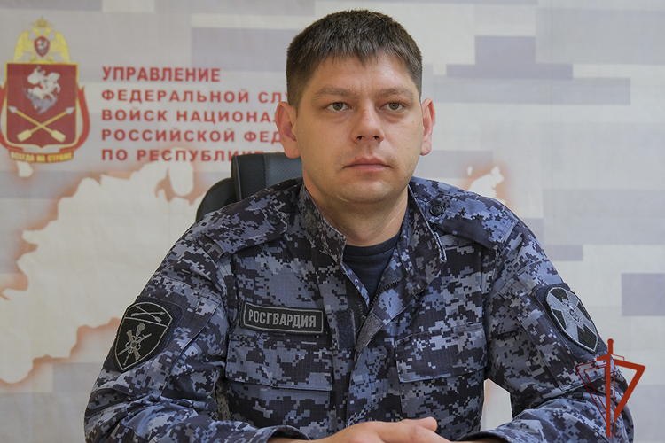 В Управлении Росгвардии по Республике Алтай состоялся брифинг, посвященный набору кандидатов для службы на Донбассе 