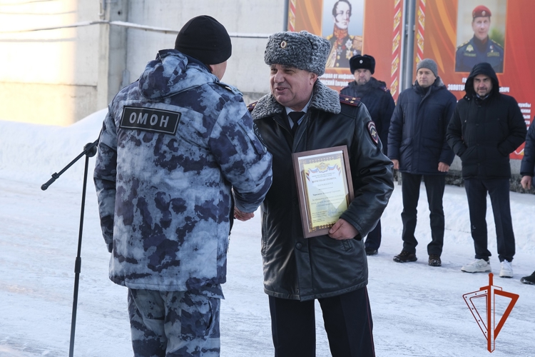 В Управлении Росгвардии по Республике Алтай отметили День образования ОМОН «Шонкор»