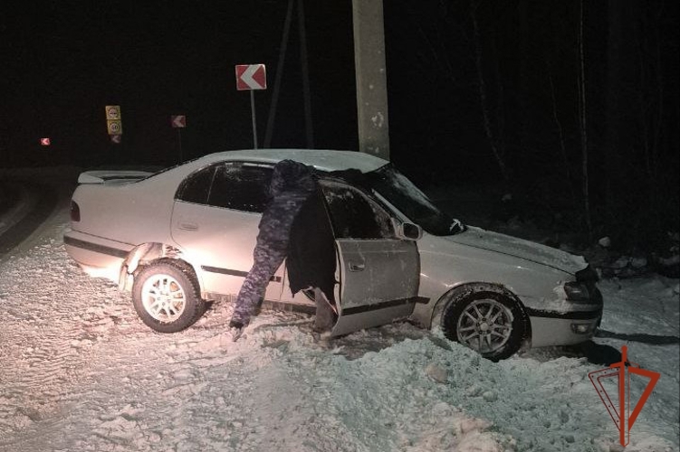 В Республике Алтай росгвардейцы оказали помощь пострадавшим в ДТП