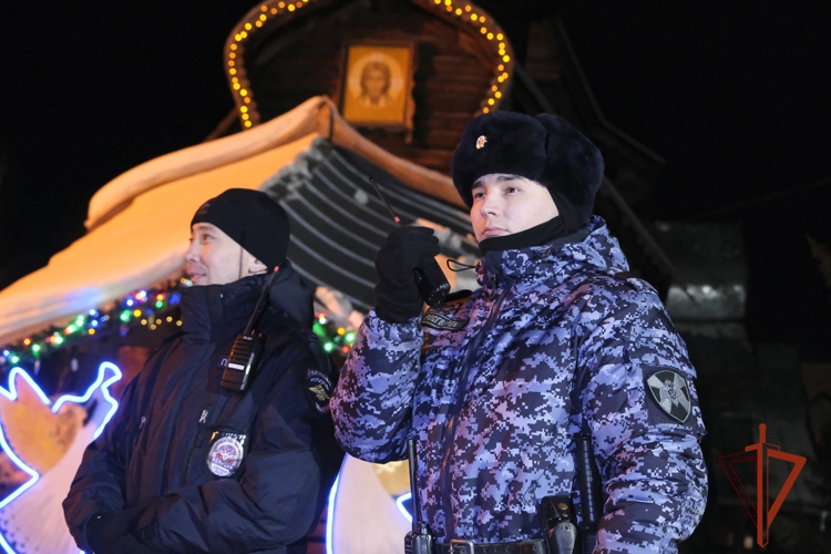 В рождественскую ночь Росгвардия обеспечила правопорядок и безопасность на территории Республики Алтай