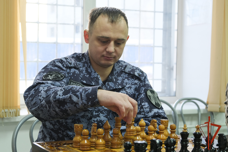 В Управлении Росгвардии по Республике Алтай состоялся ведомственный шахматный турнир