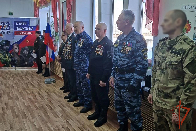 Росгвардейцы отметили День защитника Отечества