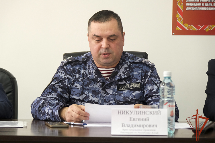 В Управлении Росгвардии по Республике Алтай обсудили вопросы антитеррористической защищенности объектов образования