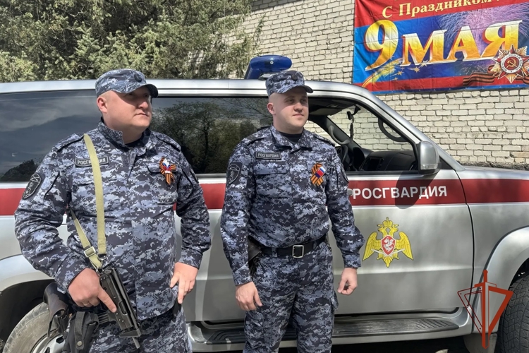 Росгвардейцы присоединились к всероссийской акции «Георгиевская ленточка»