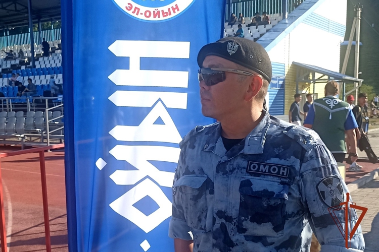 Росгвардейцы обеспечили безопасность праздника «Эл-Ойын»