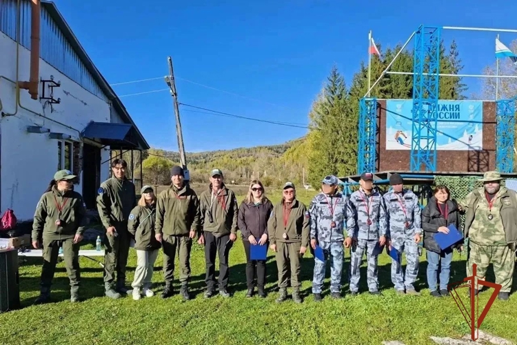 Росгвардия приняла участие в судействе региональной военно-спортивной эстафеты в Республике Алтай